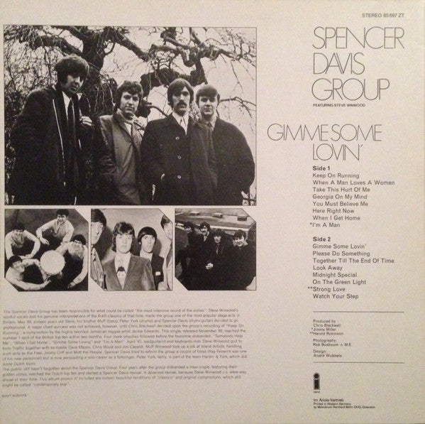The Spencer Davis Group : Gimme Some Lovin' (LP, Comp, RE)