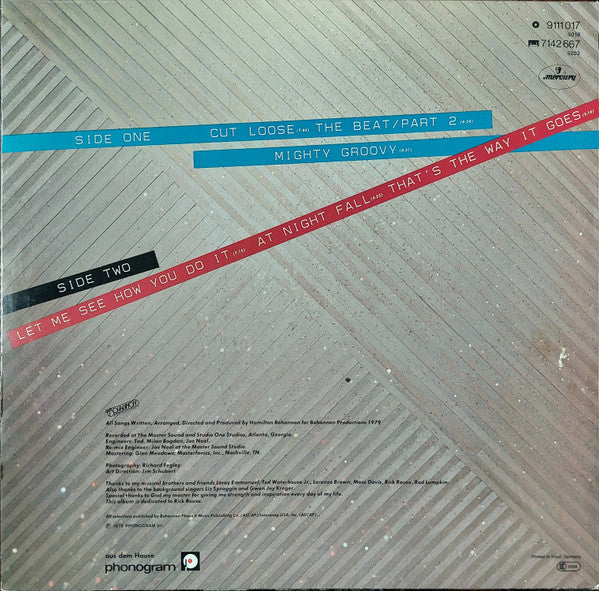 Bohannon* : Cut Loose (LP, Album)