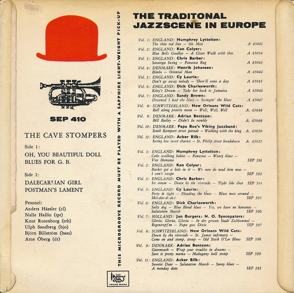Cave Stompers : The Traditional Jazzscene In Europe Vol. 12 (7", EP)