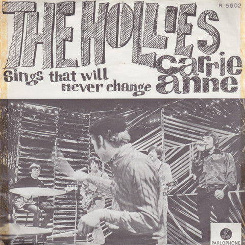 The Hollies : Carrie Anne (7", Single)