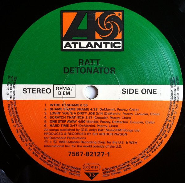 Ratt : Detonator (LP, Album)