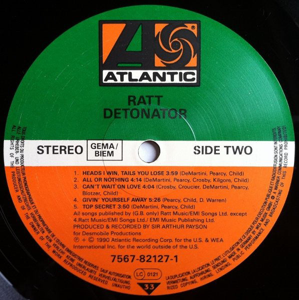 Ratt : Detonator (LP, Album)