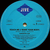 Samantha Fox : Touch Me (I Want Your Body) (12", Maxi)