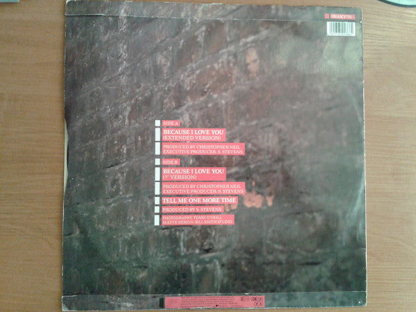 Shakin' Stevens : Because I Love You (12", Single)