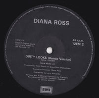 Diana Ross : Dirty Looks (12", Single)