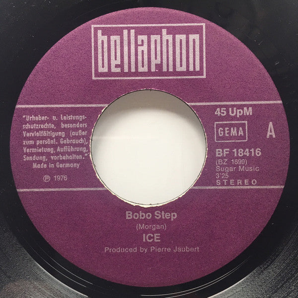 Ice (3) : Bobo Step / Passion (7", Single)