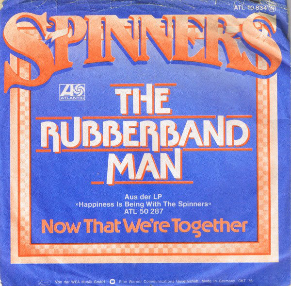 Spinners : The Rubberband Man (7", Single)