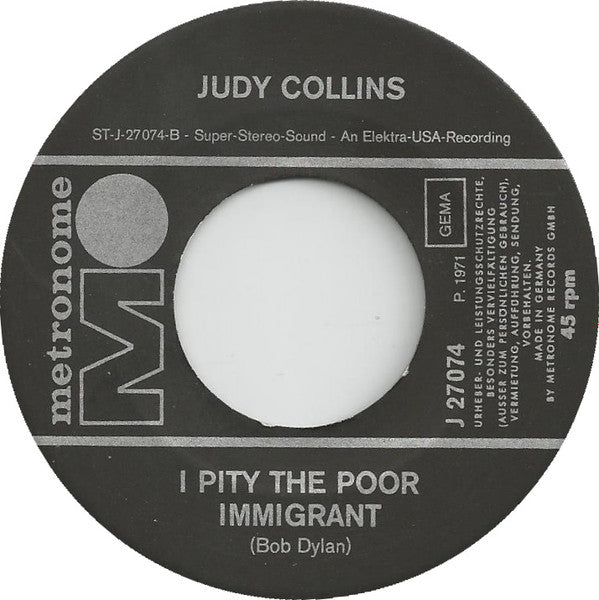Judy Collins : Amazing Grace (7", Single)