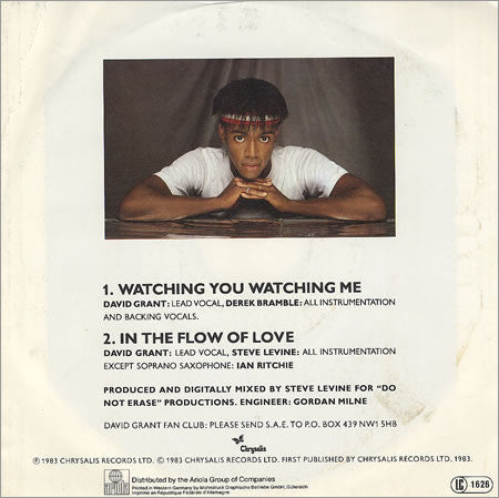David Grant : Watching You Watching Me (7", Single)