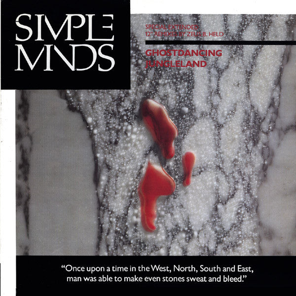 Simple Minds : Ghostdancing / Jungleland (12", Single)