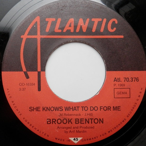 Brook Benton : Touch 'Em With Love (7")