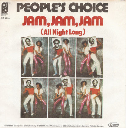 People's Choice : Jam, Jam, Jam (All Night Long) (7", Single)