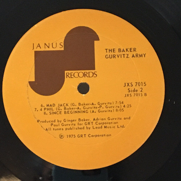 The Baker Gurvitz Army* : The Baker Gurvitz Army (LP, Album, PRC)
