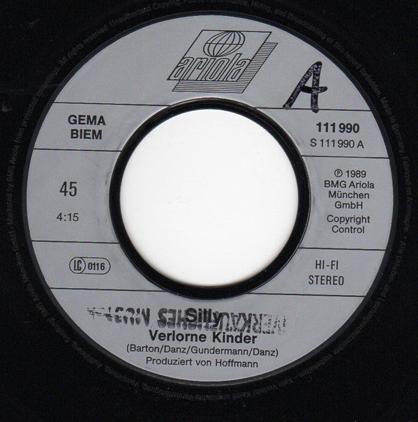 Silly : Verlorne Kinder (7", Single, Promo)