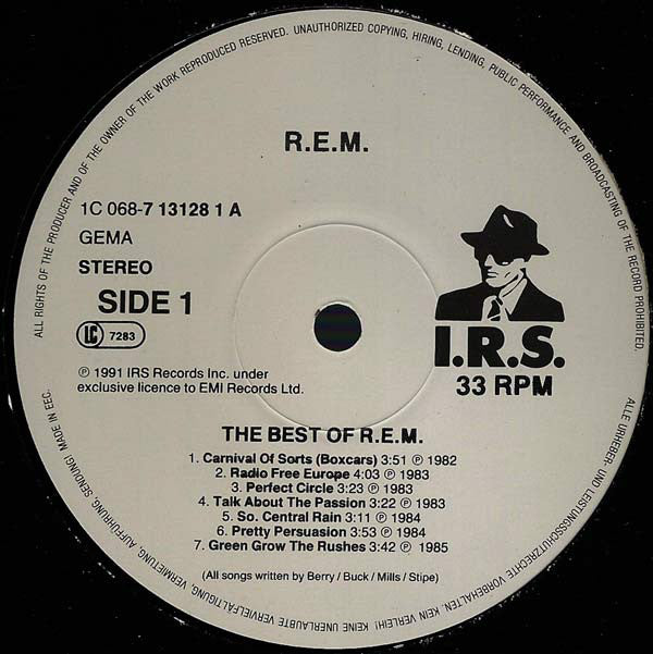 R.E.M. : The Best Of R.E.M. (LP, Comp)