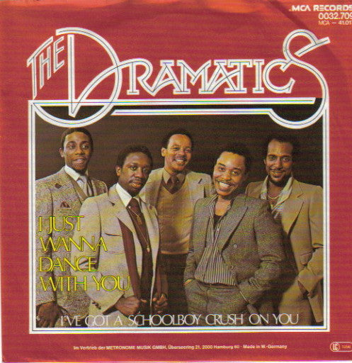 The Dramatics : I Just Wanna Dance With You (7", Single)
