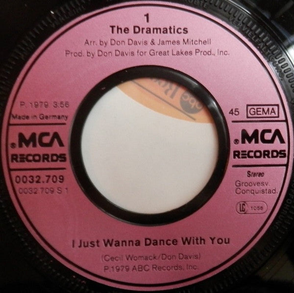 The Dramatics : I Just Wanna Dance With You (7", Single)