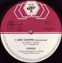 Gazebo : I Like Chopin (Disco Mix) (12", Maxi)