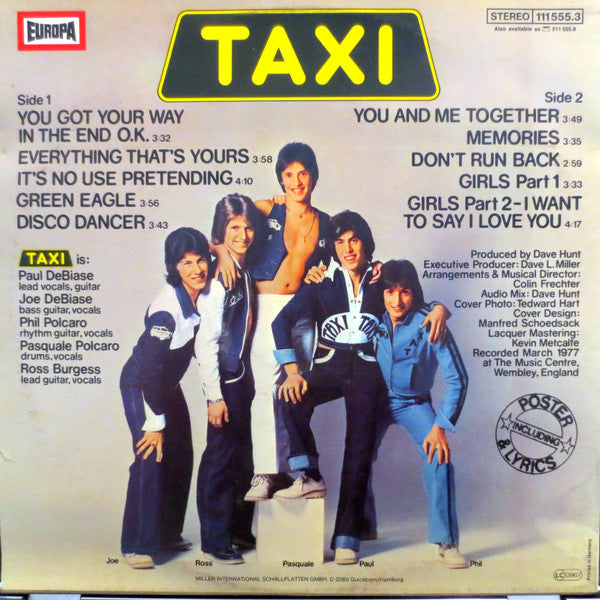 Taxi (17) : Taxi (LP, Album)