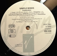 Simple Minds : Celebration (LP, Comp, RE)
