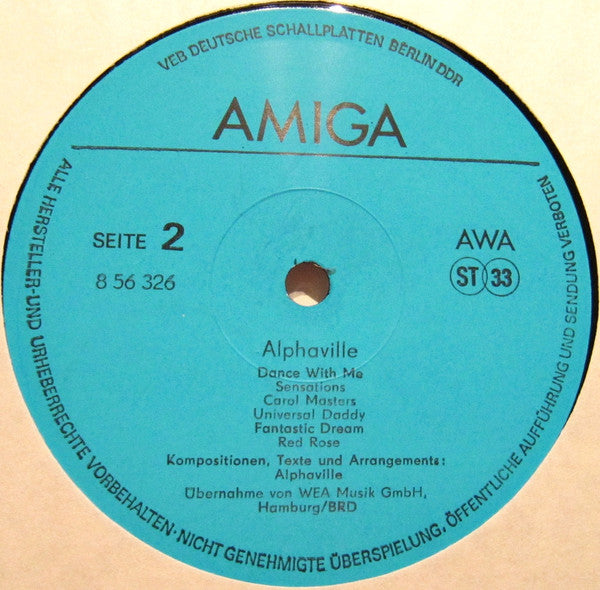 Alphaville : Alphaville (LP, Comp)