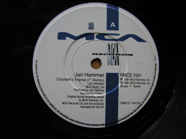 Jan Hammer : Crockett's Theme (7")