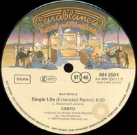 Cameo : Single Life (12", Maxi)
