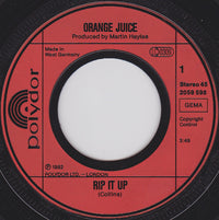 Orange Juice (3) : Rip It Up (7", Single)