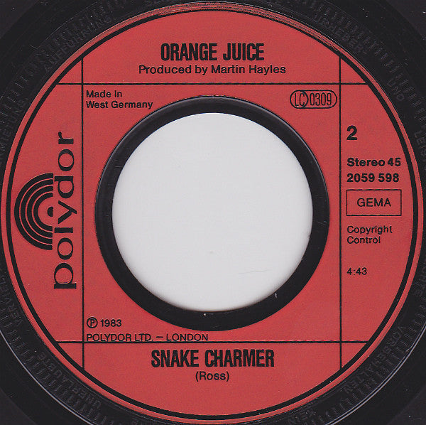 Orange Juice (3) : Rip It Up (7", Single)