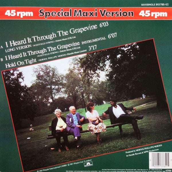 TeeRoy Morris* : I Heard It Through The Grapevine (12", Maxi)
