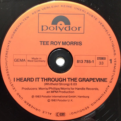 TeeRoy Morris* : I Heard It Through The Grapevine (12", Maxi)