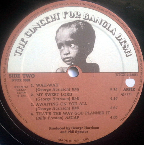 Various : The Concert For Bangla Desh (3xLP, Album, Ⓗ + Box)