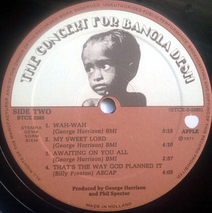 Various : The Concert For Bangla Desh (3xLP, Album, Ⓗ + Box)