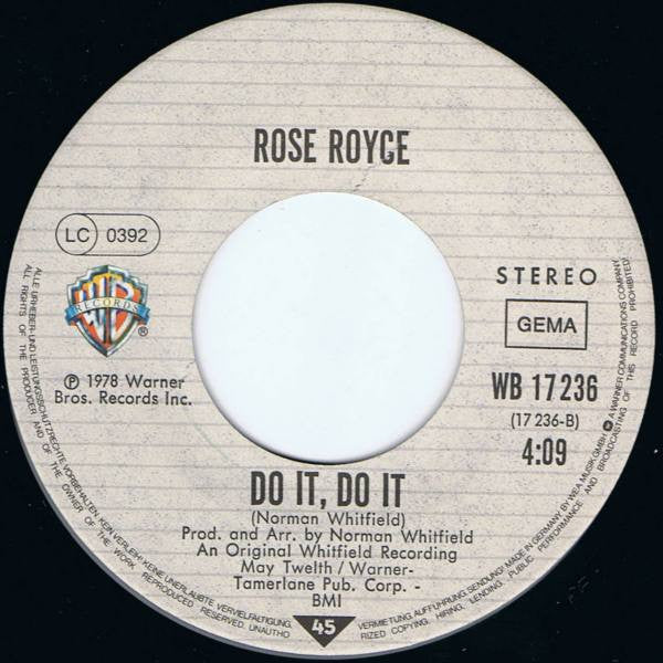 Rose Royce : Love Don't Live Here Anymore (7", Single)