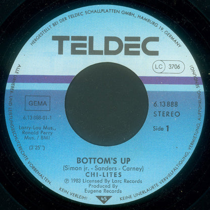 The Chi-Lites : Bottom's Up (7")