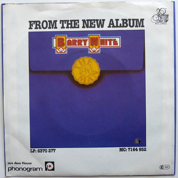 Barry White : Just The Way You Are (7")