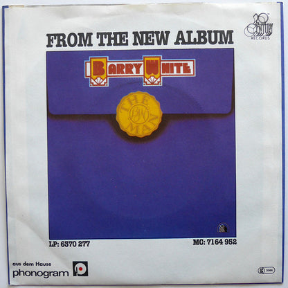 Barry White : Just The Way You Are (7")