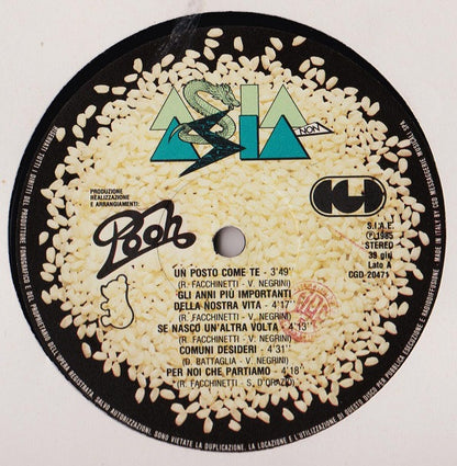 Pooh : Asia Non Asia (LP, Album, Gat)