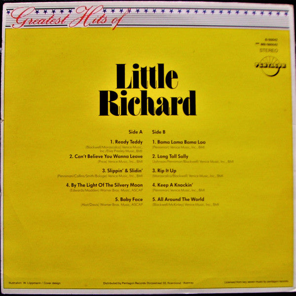 Little Richard : Greatest Hits Of Little Richard - Vol.2 (LP, Comp)