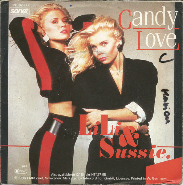 Lili & Sussie : Candy Love (7", Single)