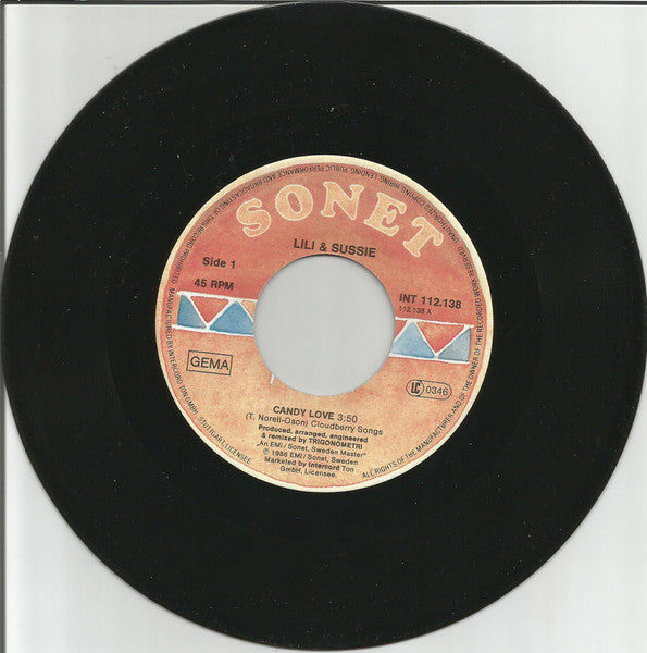 Lili & Sussie : Candy Love (7", Single)