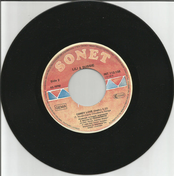 Lili & Sussie : Candy Love (7", Single)