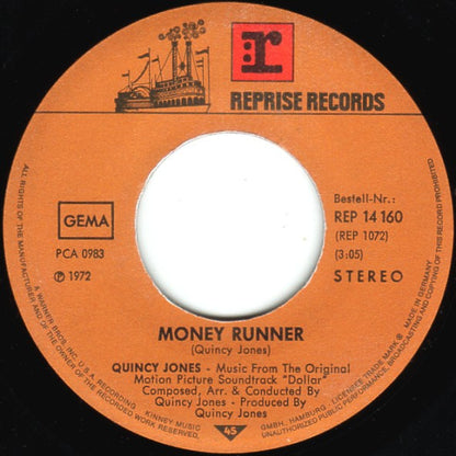 Quincy Jones : Money Runner (7", Single)