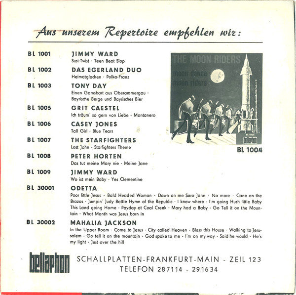 Casey Jones And His Engineers : Tall Girl / Blue Tears (7", Mono)