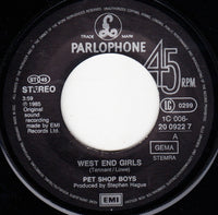 Pet Shop Boys : West End Girls (7", Single)