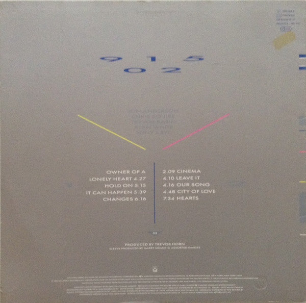 Yes : 90125 (LP, Album)