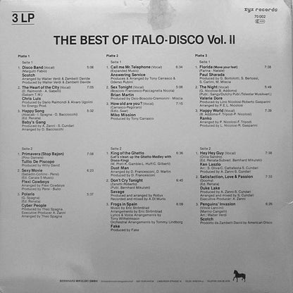 Various : The Best Of Italo-Disco Vol. 2 (3xLP, Comp, Bla)