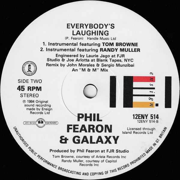 Phil Fearon & Galaxy : Everybody's Laughing (12")