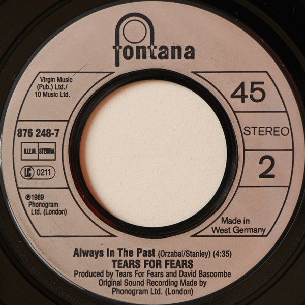 Tears For Fears : Woman In Chains (7", Single)