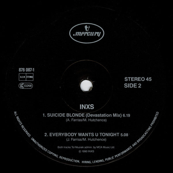 INXS : Suicide Blonde (12")